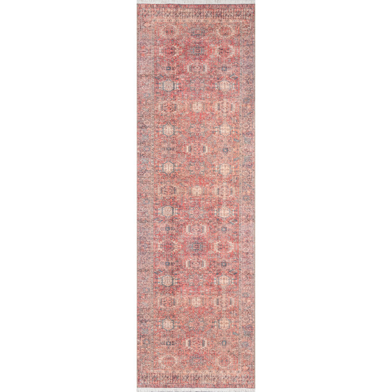 Conroy Performance Red/Blue/Ivory Rug & Reviews Joss & Main